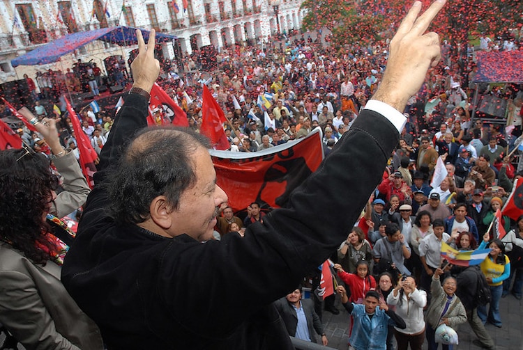 Daniel Ortega, presidente de Nicaragua.