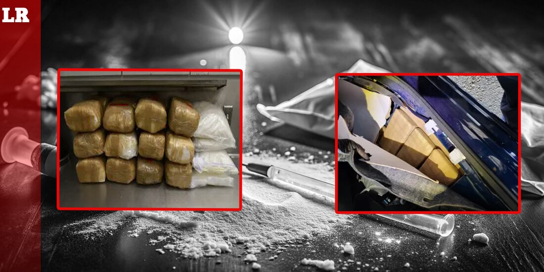 Aseguran a ciudadanos mexicanos más de 90 kilogramos de cocaína.