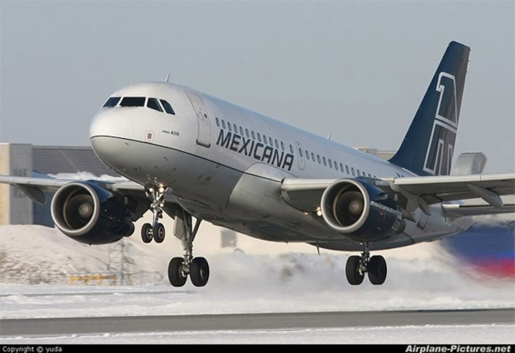 Un avión de Mexicana de Aviación.