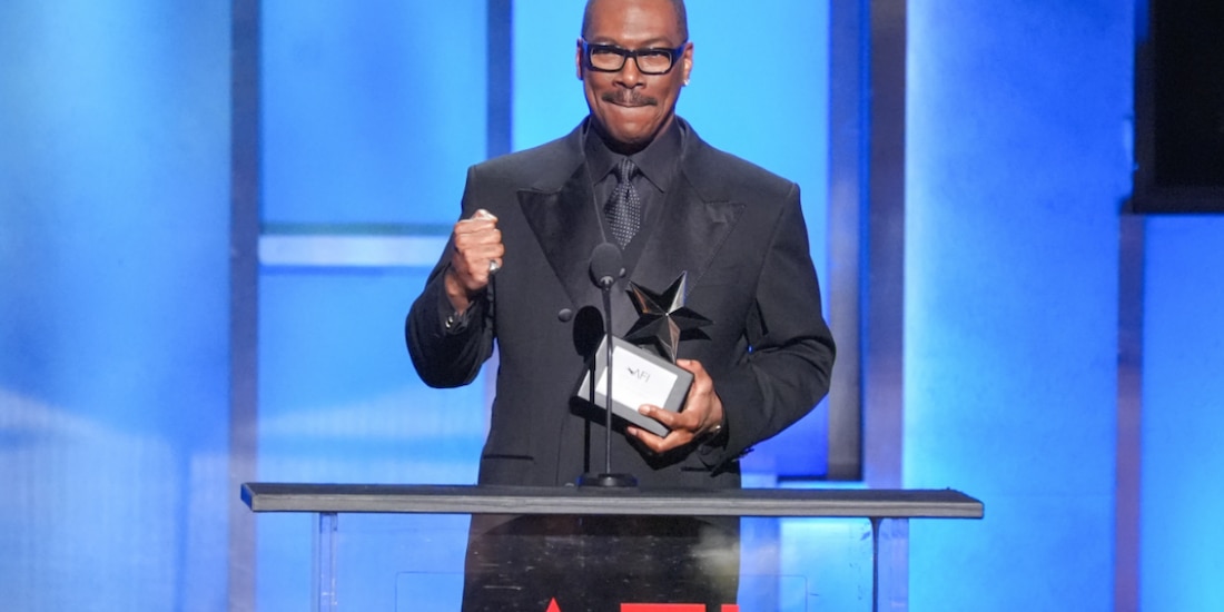 Eddie Murphy recibe el premio a la trayectoria de la AFI