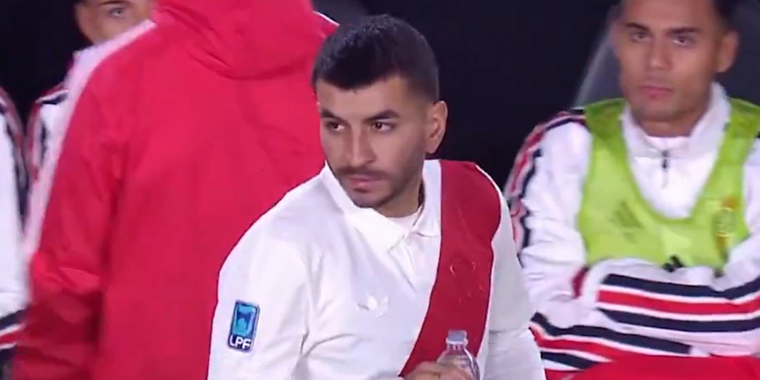 Ángel Correa ya tuvo su debut con River Plate.