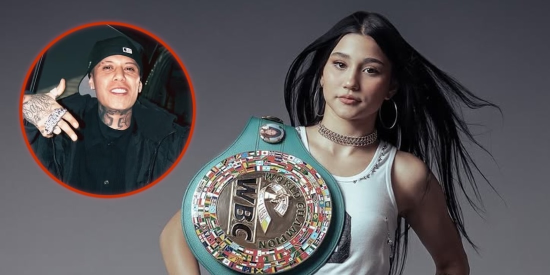 Santa Fe Klan y su FOTO con la boxeadora Camila Zamorano donde presumen su relación