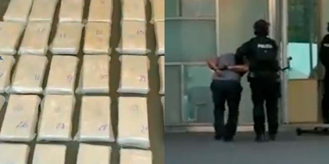 La Policía Nacional de España incautó 37 kilogramos de cocaína