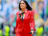 Salma Hayek durante su participación en la inauguración del Mundial 2026