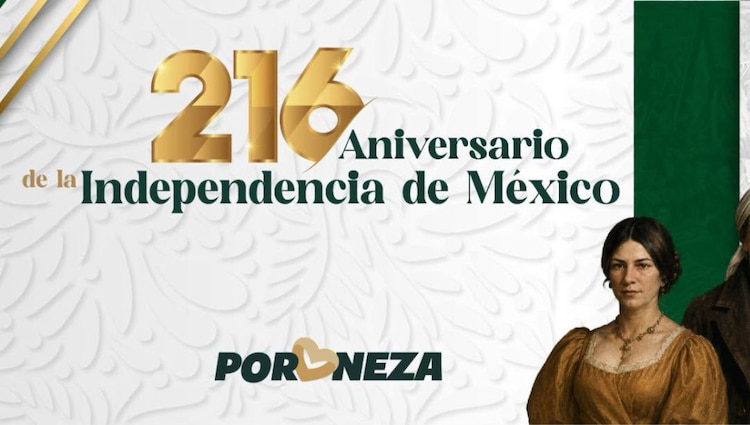 Tradición, ritmo y orgullo cívico se unen en Neza para conmemorar el 216.º Aniversario de la Independencia de México.