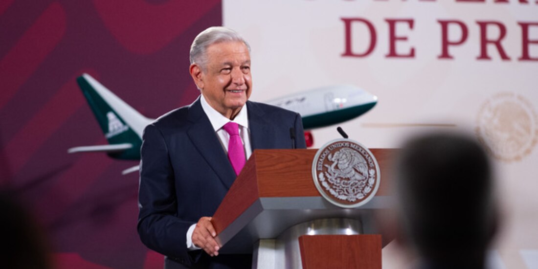 Presidente López Obrador, en fotografía de archivo.