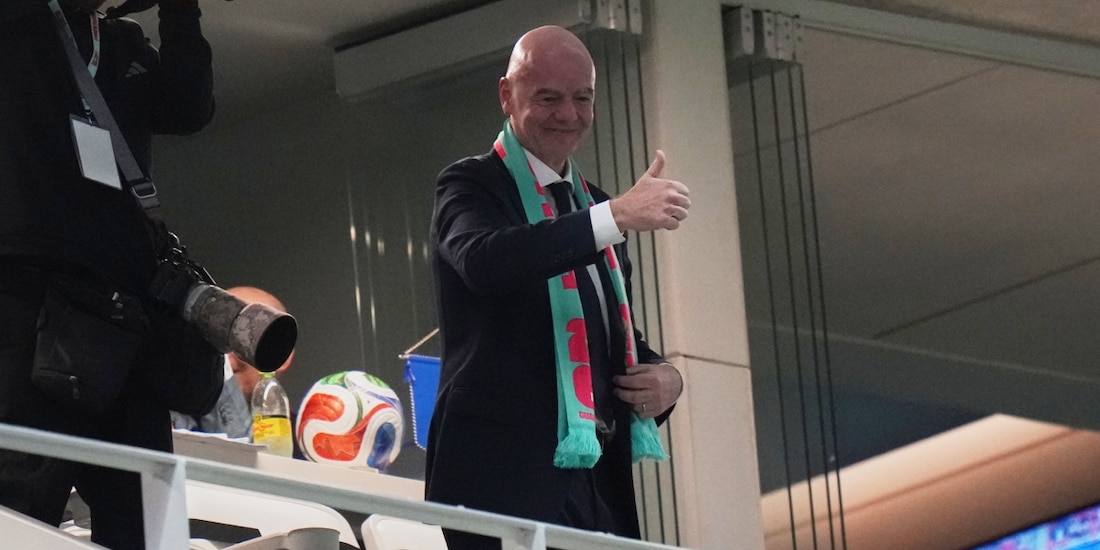 Gianni Infantino aprovechó visita a México para reinaugurar las instalaciones de selecciones nacionales en el CAR.