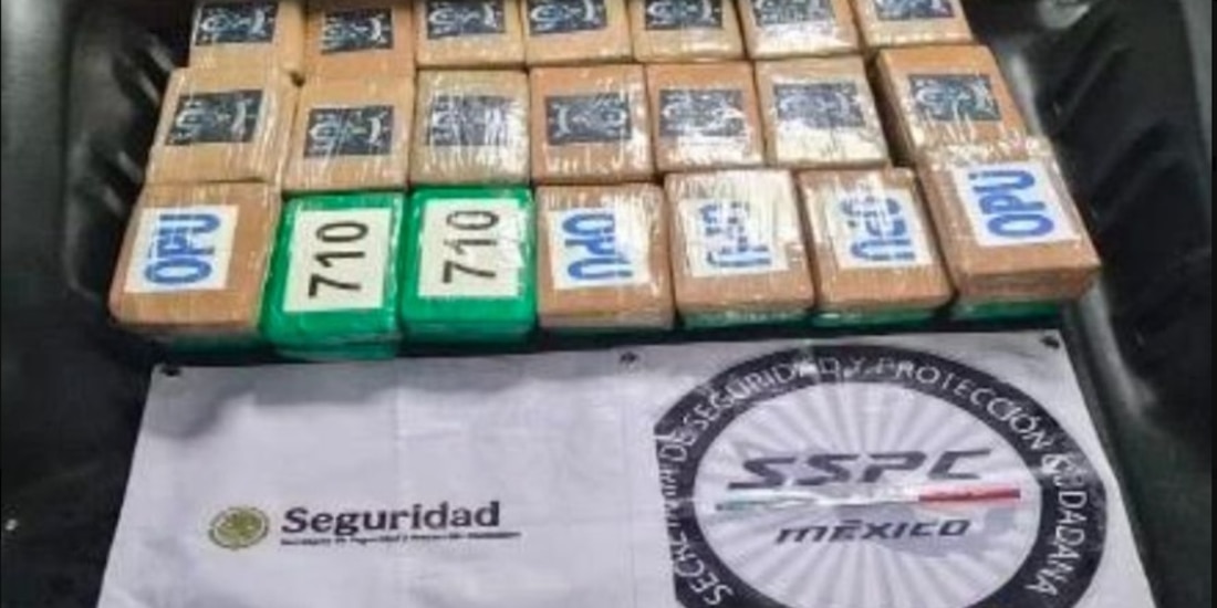 La droga incautada a la persona detenida.