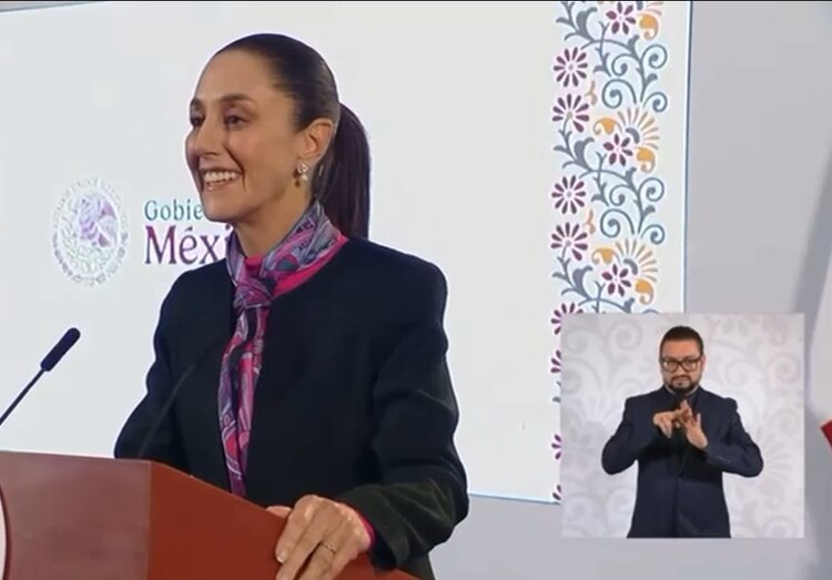 Mensaje de la presidenta Claudia Sheinbaum.
