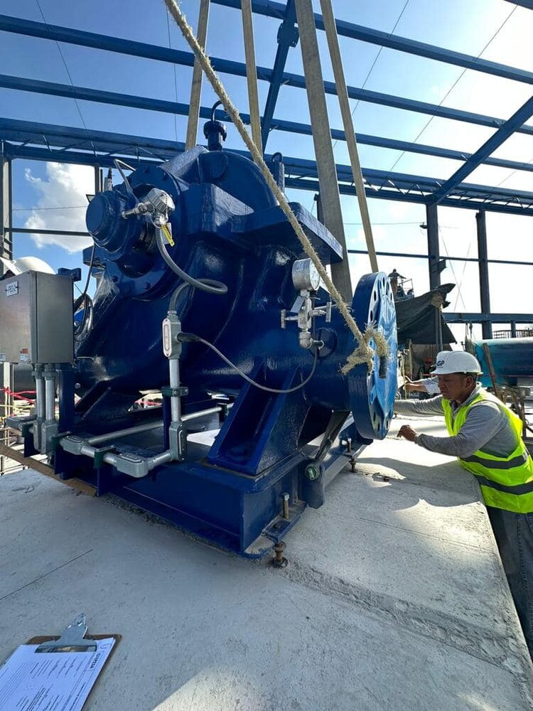 Este viernes dio inició el arribo de los equipos que se instalarán en las plantas de bombeo del Acueducto Cuchillo II,