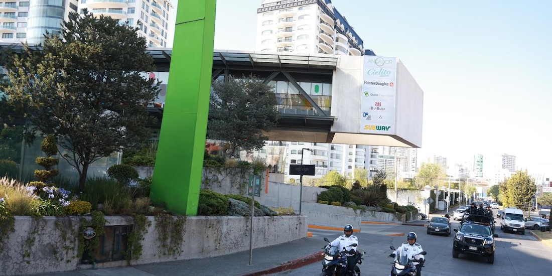 Operativo de seguridad en Huixquilucan la semana pasada.