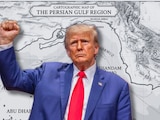 Donald Trump, presidente de EU, insiste en apropiarse del estrecho de Ormuz.