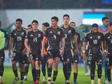 Jugadores de la Selección Mexicana, tras la derrota el viernes.