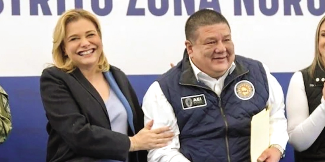 La Gobernadora Maru Campos y el exfiscal César Jauregui, en imagen de archivo.