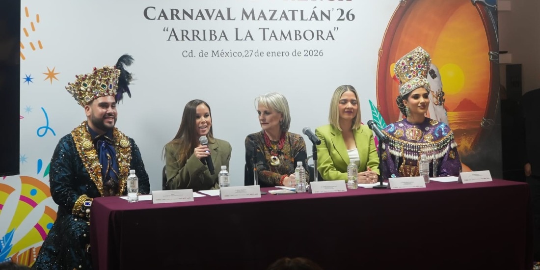 Secretaría de Turismo de Sinaloa promociona el Carnaval de Mazatlán en la CDMX.