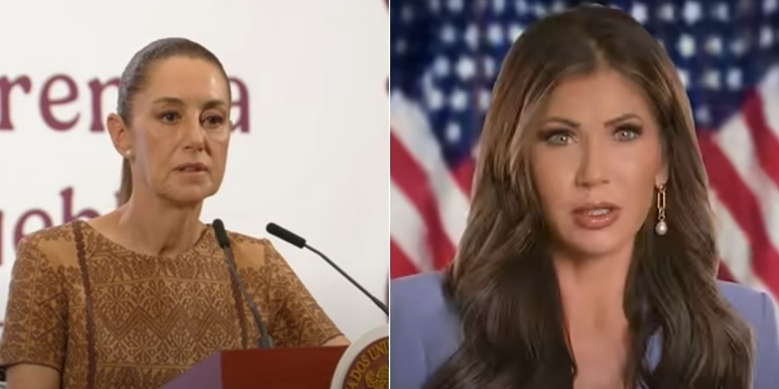 La presidenta Claudia Sheinbaum informó que tomó conocimiento del nuevo spot antimigrante de EU.