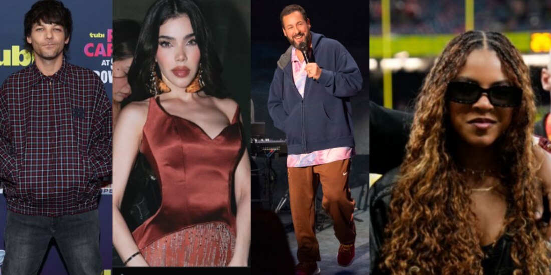 Famosos en el Super Bowl 2025.