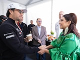 El piloto mexicano y la Jefa de Gobierno de CDMX.