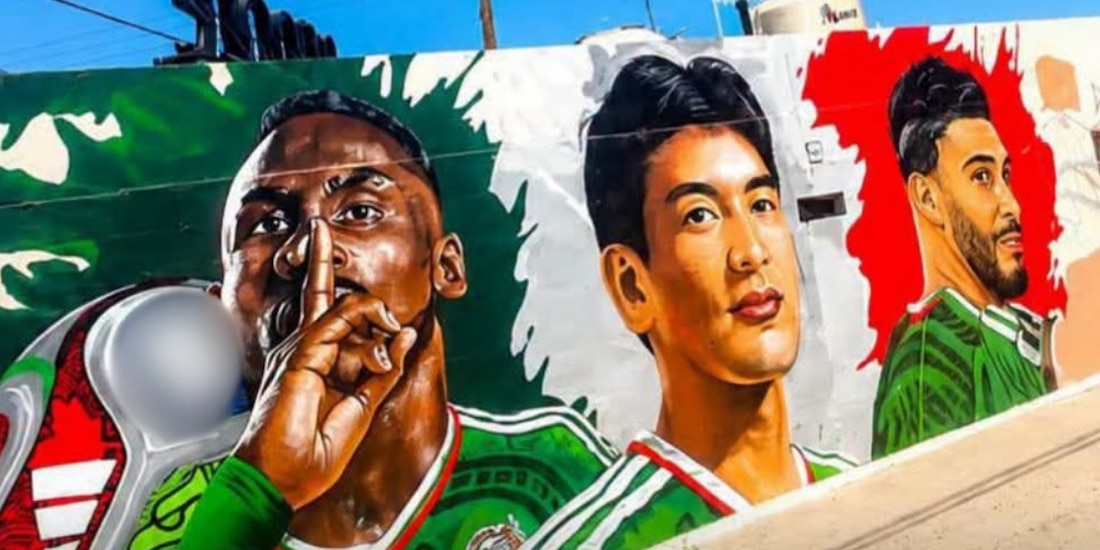 El artista Noche ADN inmortalizó a tres figuras del Tricolor tras el Mundial 2026.