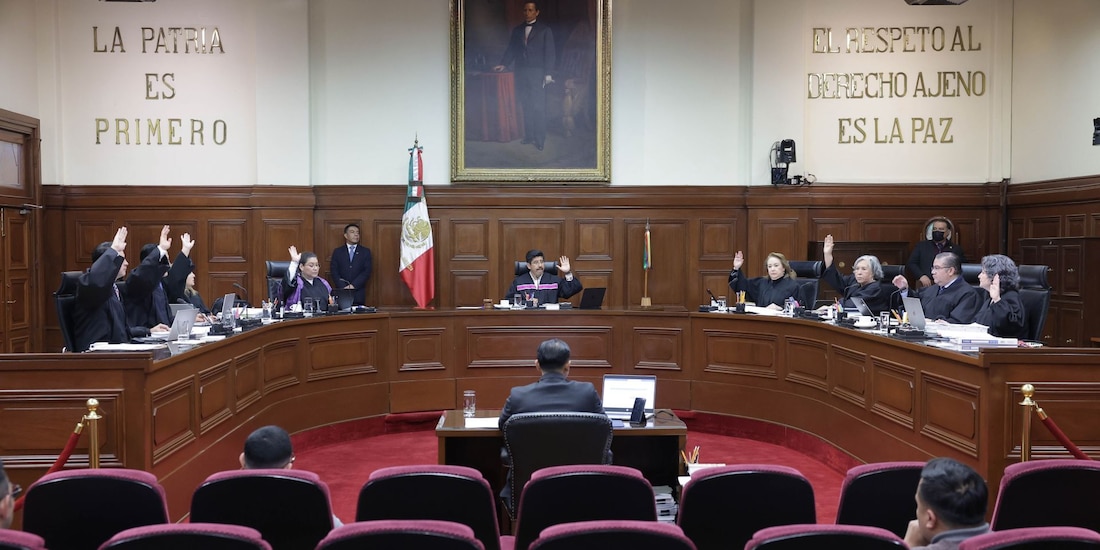 El pleno de la Suprema Corte de Justicia de la Nación, en una fotografía ilustrativa.