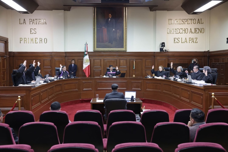 El pleno de la Suprema Corte de Justicia de la Nación