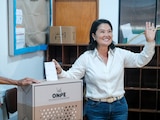 Keiko Fujimori, candidata a la presidencia de Perú, vota en las elecciones del 12 de abril de 2026.