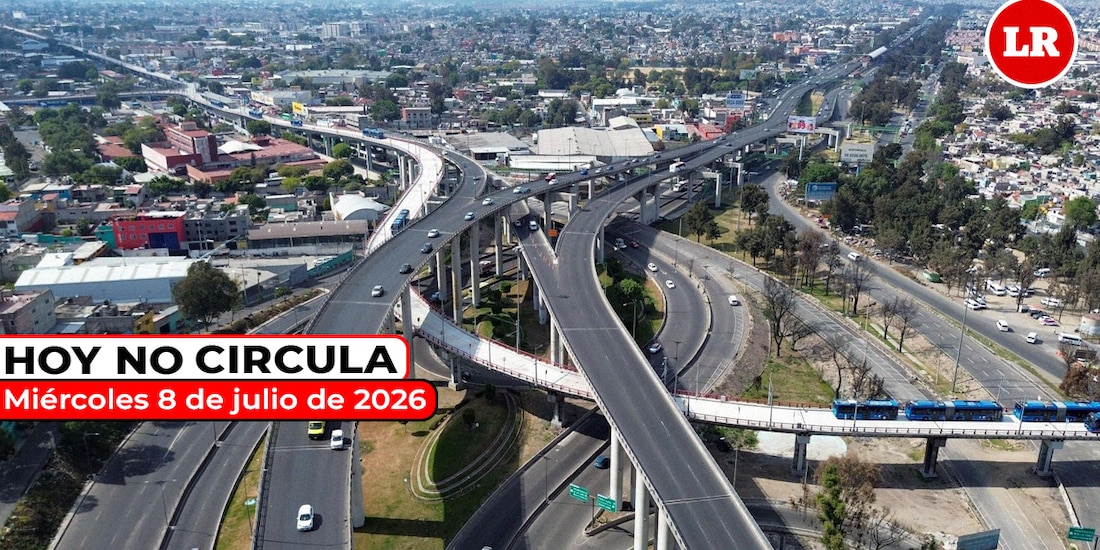 Te compartimos las restricciones del Hoy No Circula para este miércoles 8 de julio de 2026.