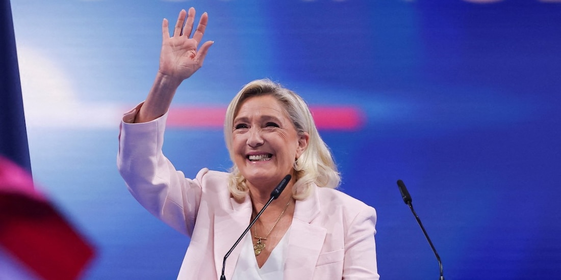 Marine Le Pen, líder de extrema derecha en Francia