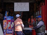 Prohibición de venta de alcohol, para contener riesgos.
