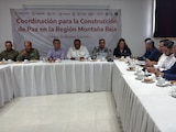 Encuentro de autoridades.