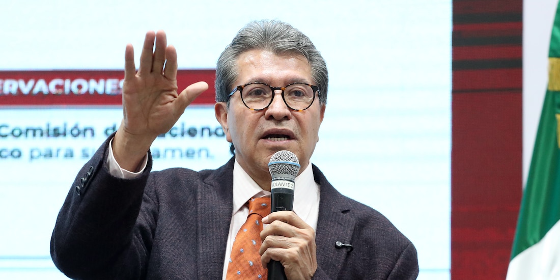 El coordinador de Morena en la Cámara de Diputados, Ricardo Monreal Ávila, el 5 de octubre de 2026.