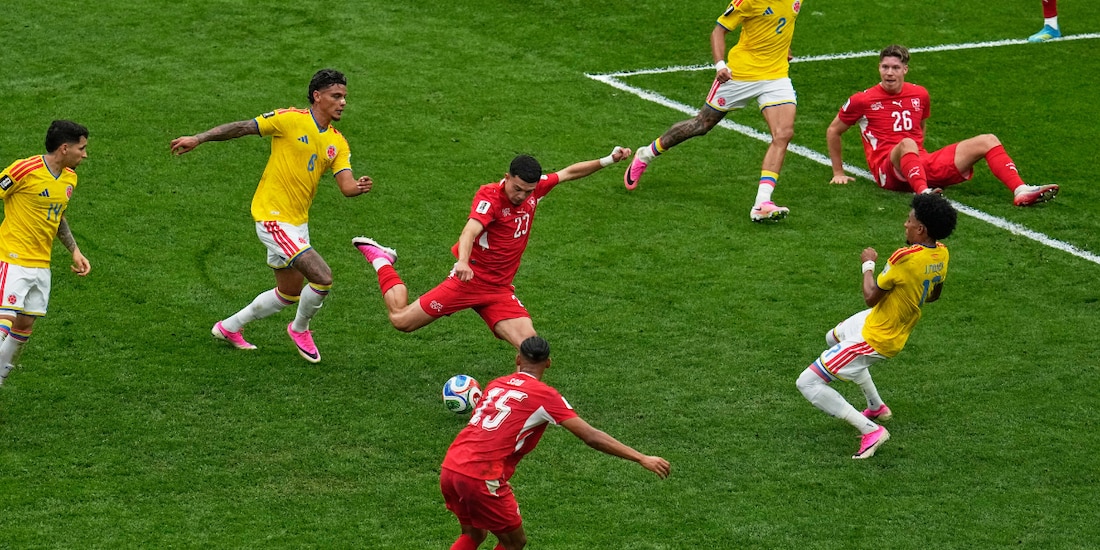 Suiza y Colombia disputaron el último partido en Canadá en el Mundial 2026.