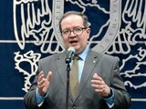 Leonardo Lomelí revisará el estatuto del personal académico, en foto de archivo.