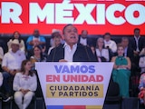 El exdirigente nacional del desaparecido PRD, Jesús Zambrano, en 2024.