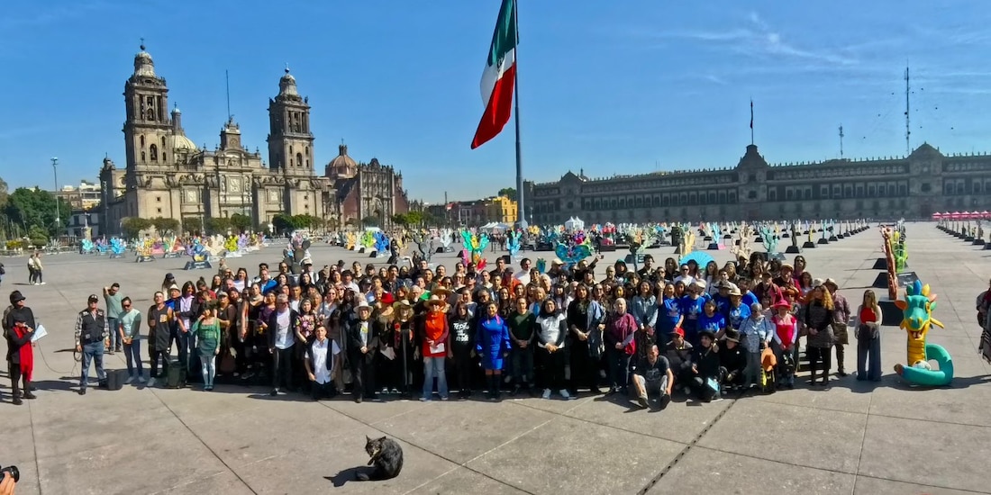 Evento en la Plaza de la Constitución.