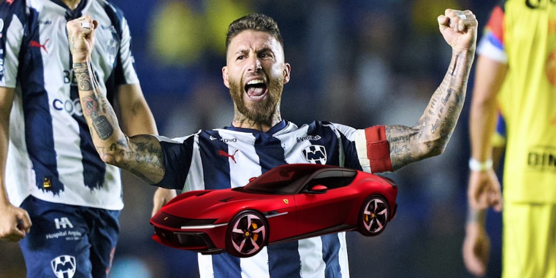 Sergio Ramos presume su Ferrari 12 Cilindri.