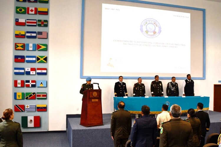 Así se llevó a cabo el curso “Oficial Nacional de Investigación de las Naciones Unidas”