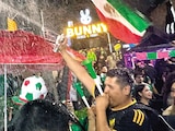 ...Y en el Ángel de la
Independencia, fiesta
