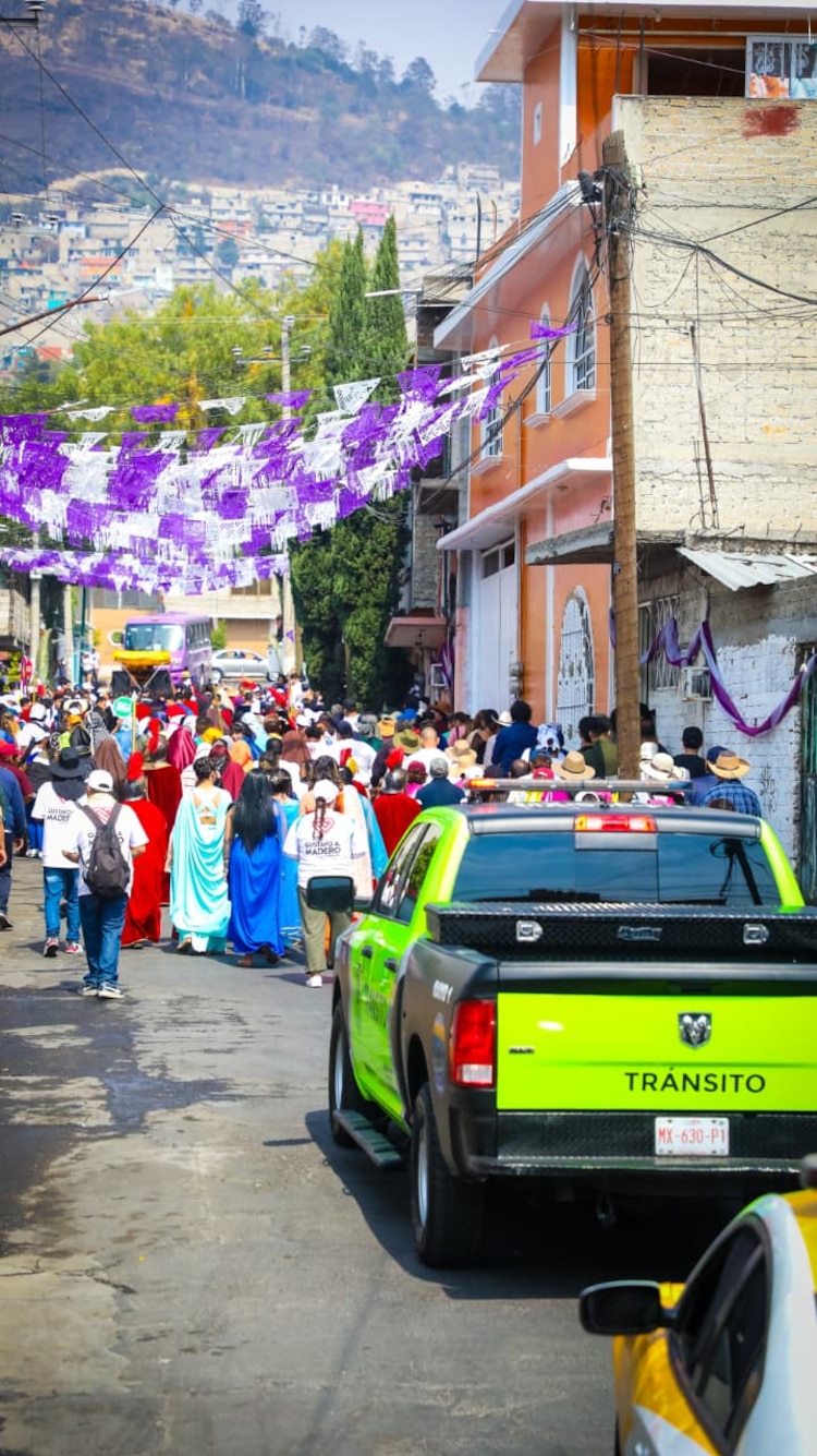 La representación del Viacrucis en Cuautepec se perfila nuevamente como la más multitudinaria de la zona norte de la CDMX.