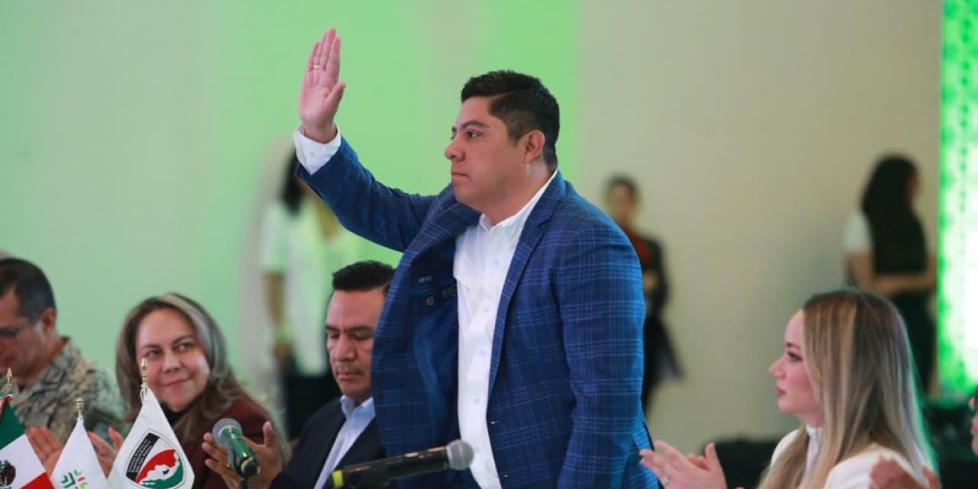 Ricardo Gallardo fortalece acciones de seguridad con los 59 municipios de San Luis Potosí.