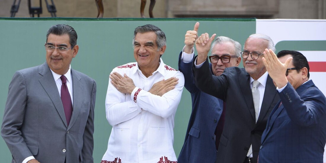 Américo Villarreal asistió al sexto informe de gobierno del presidente