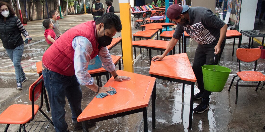 Con ayuda de los padres de familia se inició un programa orientado al retorno.