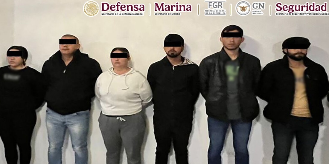 Elementos de seguridad detuvieron ayer a seis integrantes de Los Mayos en Baja California.