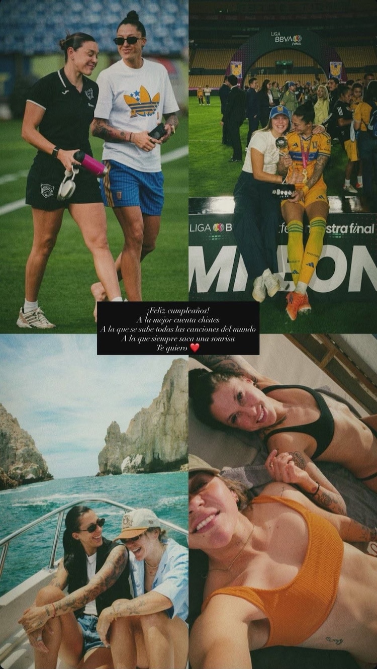 Felicitación de Norma Palafox a Jenni Hermoso