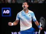 Nole en un partido a principios de año.