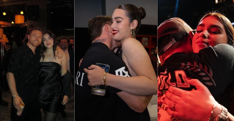 El Canelo y su hija Emily