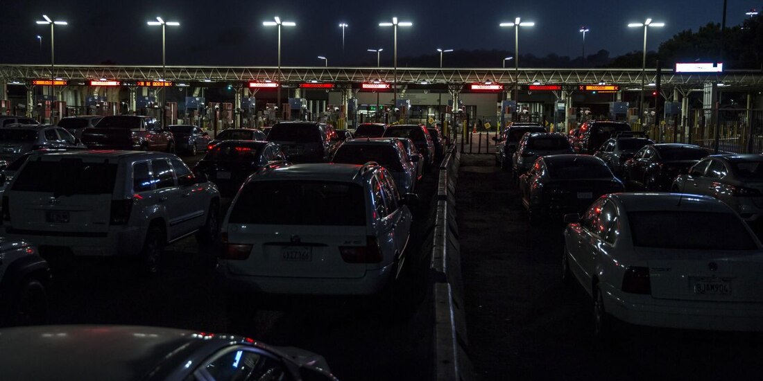 Garita en la frontera norte