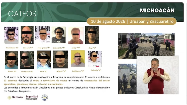 Se presentó más información de las detenciones en la Conferencia del Pueblo.