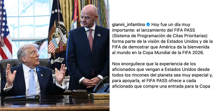 Publicación del presidente de la FIFA