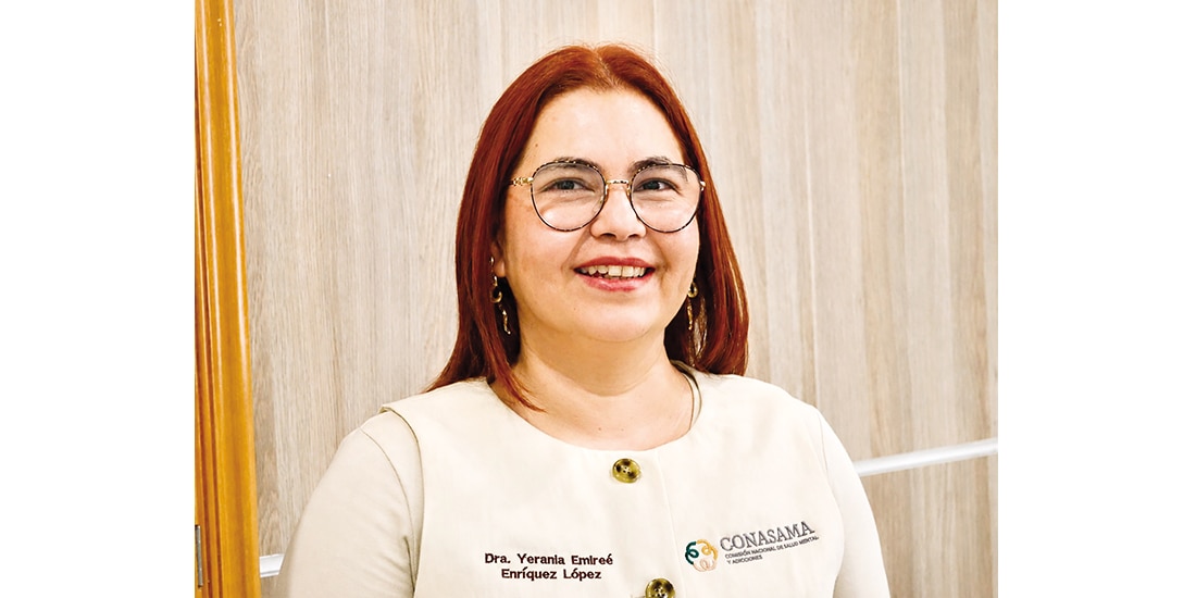 Yerania Emireé Enríquez, titular de Conasama.